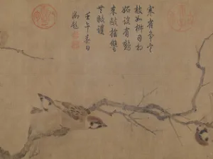 寒雀图