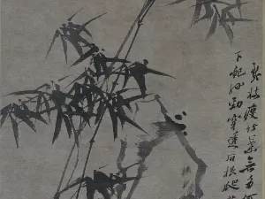 竹石图
